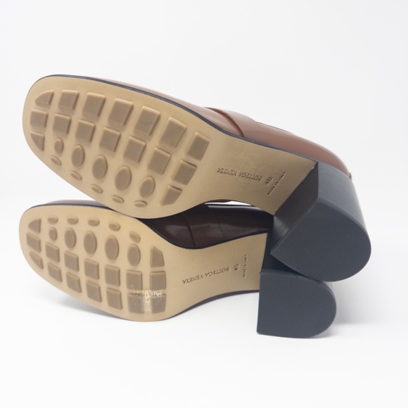 Bottega Veneta Monsieur Pump Brown Sugar Loafer Heels Womens 40 EU 10 US - Picture 8 of 8